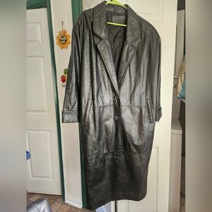 Jacqueline Ferrar Dark Leather Jacket